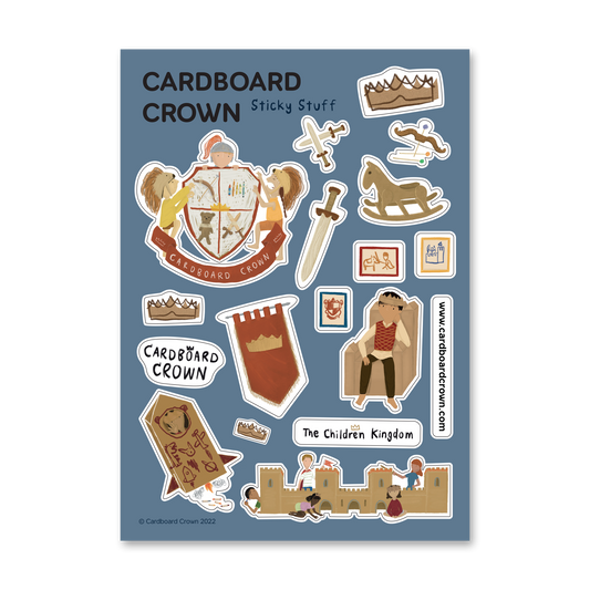 สติ๊กเกอร์ Cardboard Crown Sticky Stuff