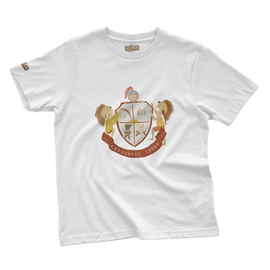 Cardboard Crown's Coat of Arms Kids T-shirt